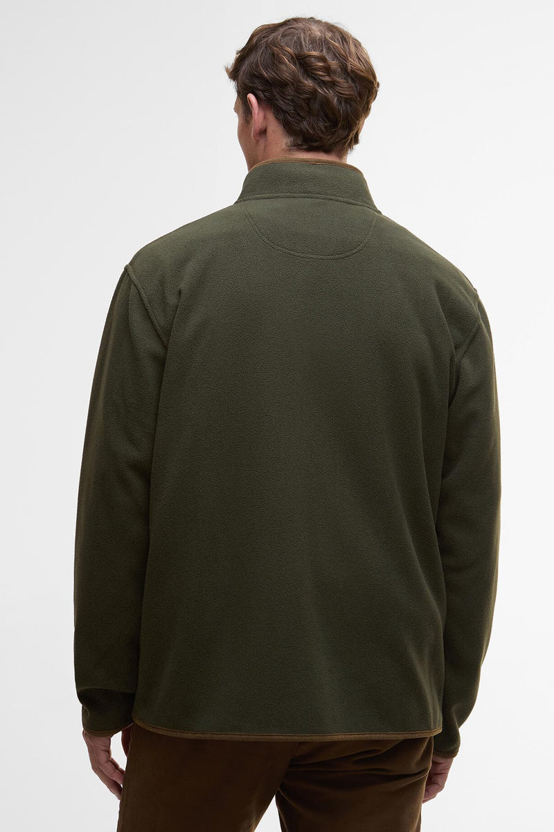 Barbour MFL0216 Regular Fit Harwood Fleece Jacket Olive