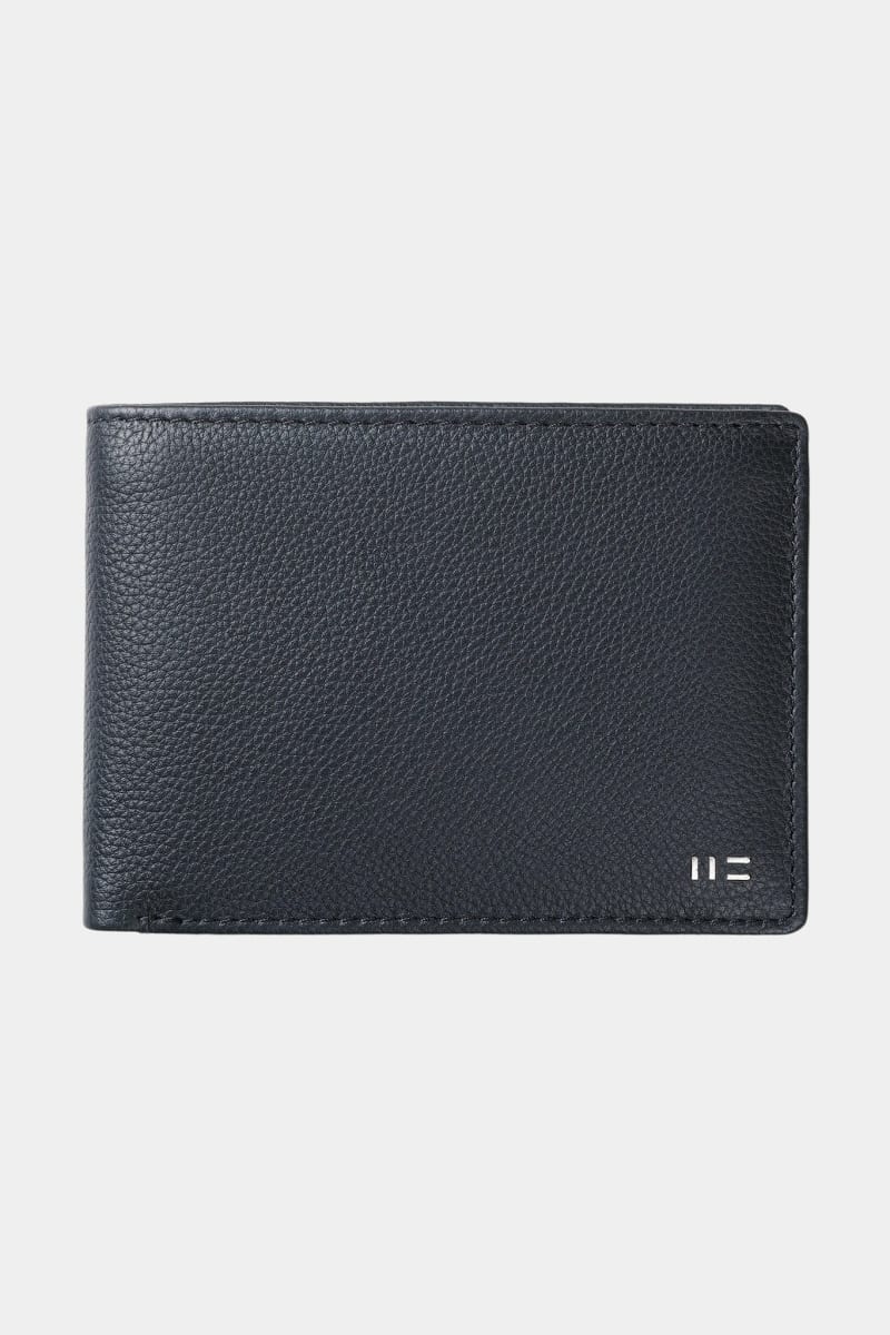 Miguel Bellido 11804 La Palma Leather Wallet with Coin Pocket Black