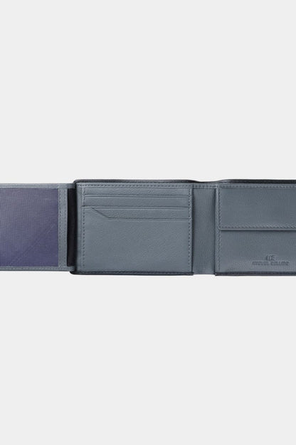 Miguel Bellido 11804 La Palma Leather Wallet with Coin Pocket Black