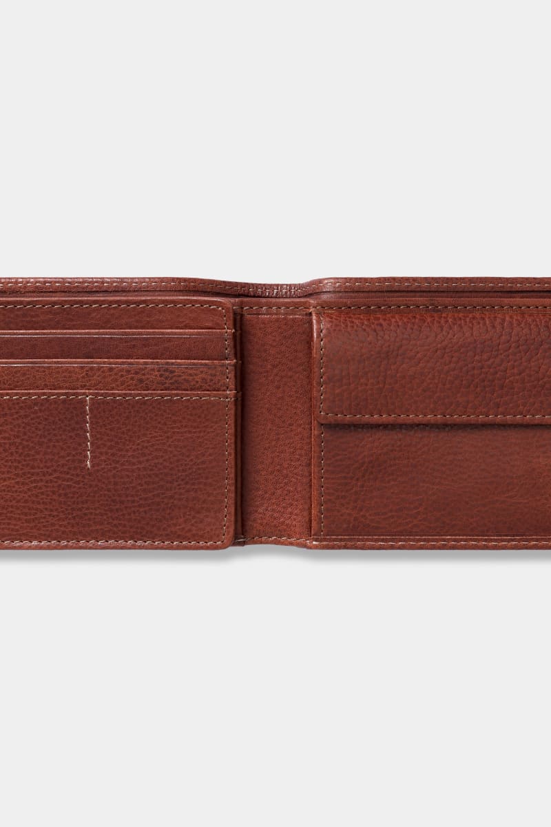 Miguel Bellido 12404 Bristol Leather Bifold Wallet Brown