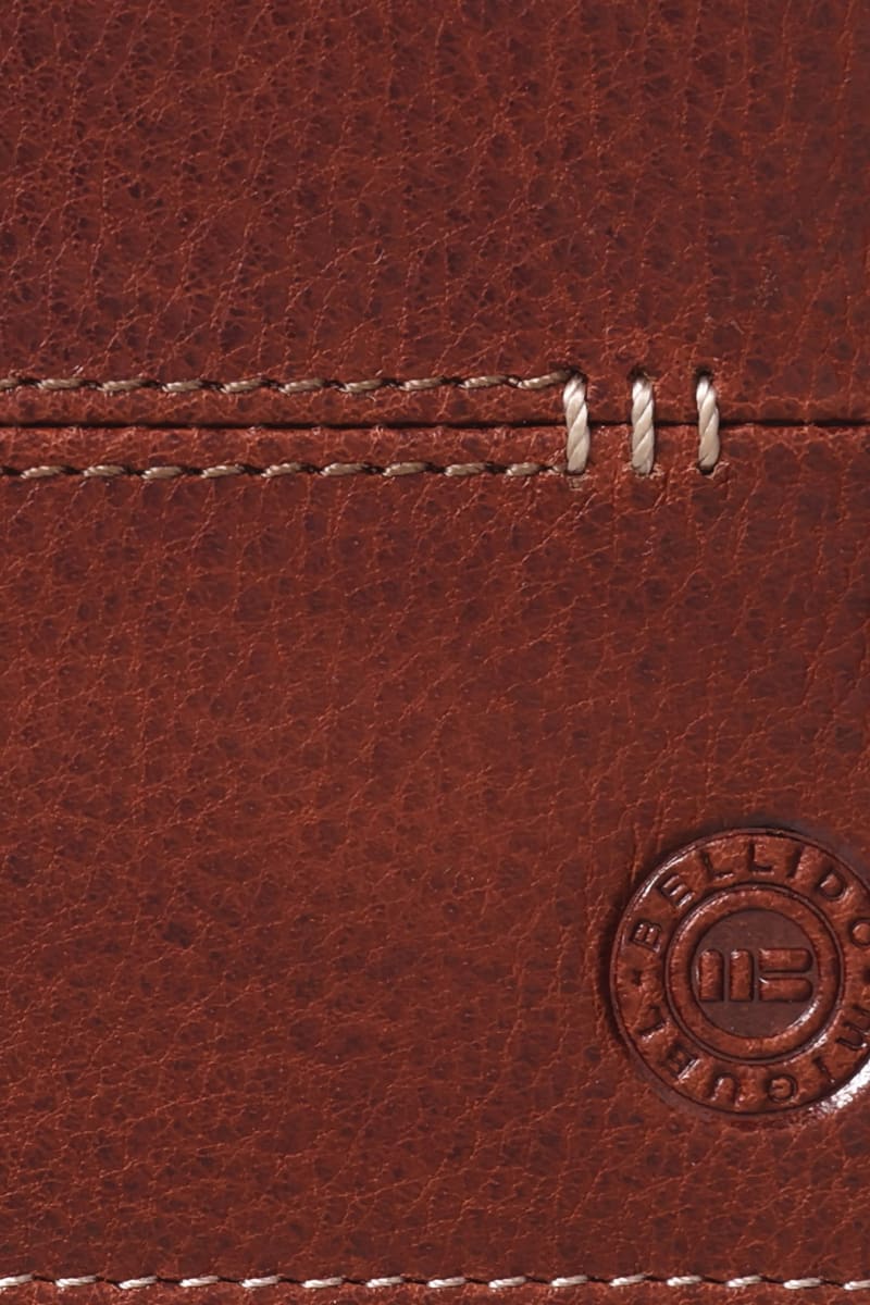 Miguel Bellido 12404 Bristol Leather Bifold Wallet Brown