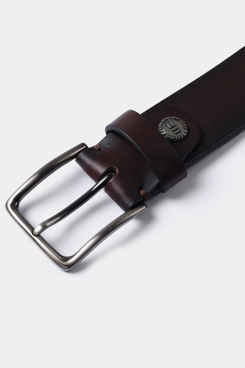 Miguel Bellido 46910 Natural Grain Leather Belt Brown