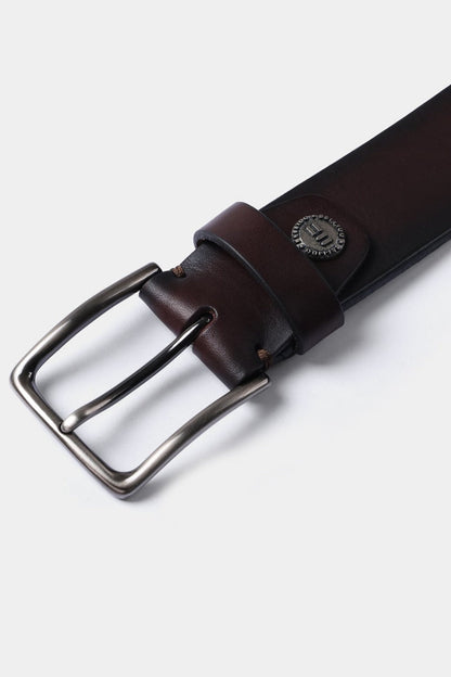 Miguel Bellido 46910 Natural Grain Leather Belt Brown