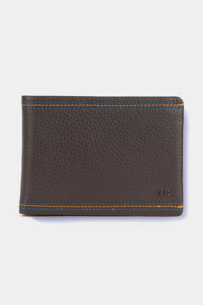 Miguel Bellido 6204 Las Vegas Leather Wallet with Coin Pocket Brown