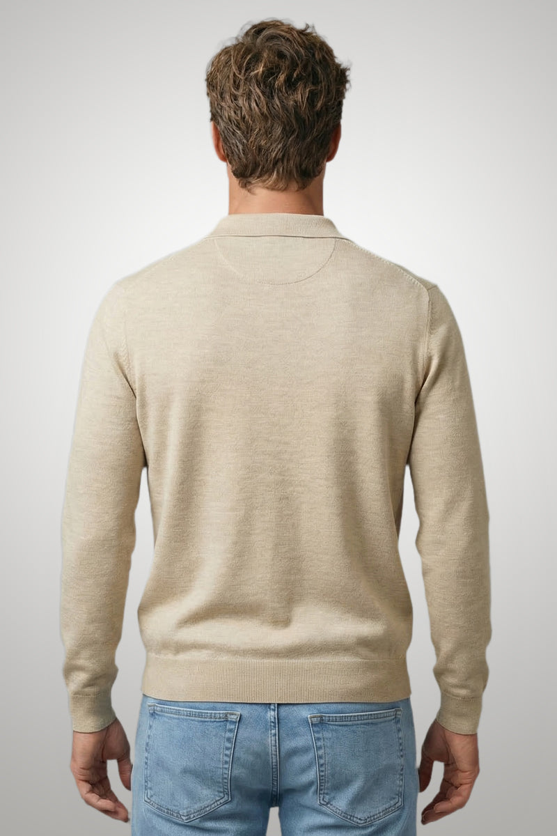 McGregor Regular Fit Merino Wool Polo Sweater Kit