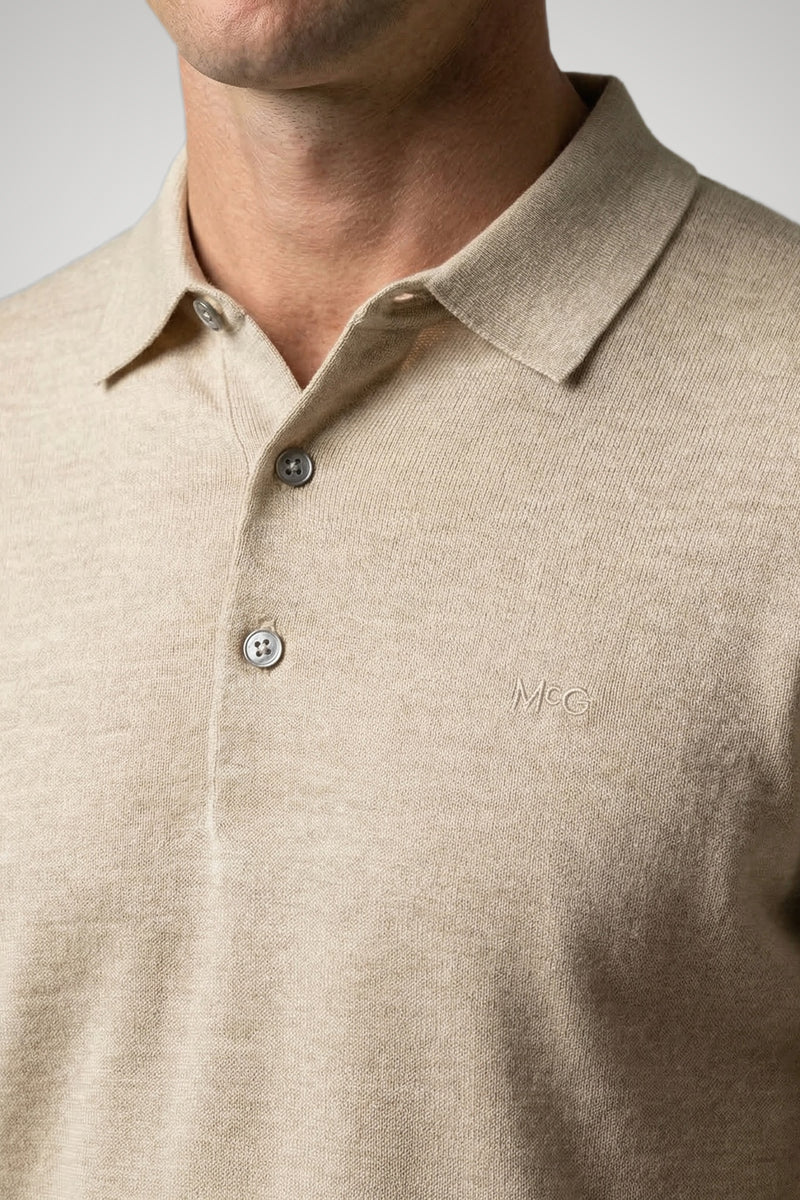 McGregor Regular Fit Merino Wool Polo Sweater Kit