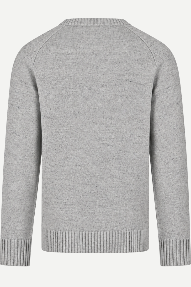 McGregor Regular Fit Lambswool Crew Neck Sweater Medium Grey Melange