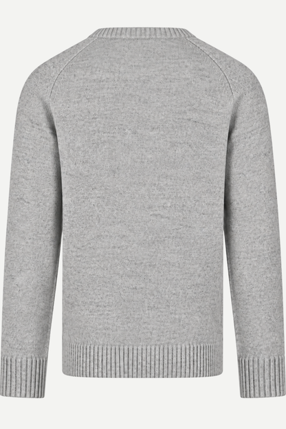 McGregor Regular Fit Lambswool Crew Neck Sweater Medium Grey Melange