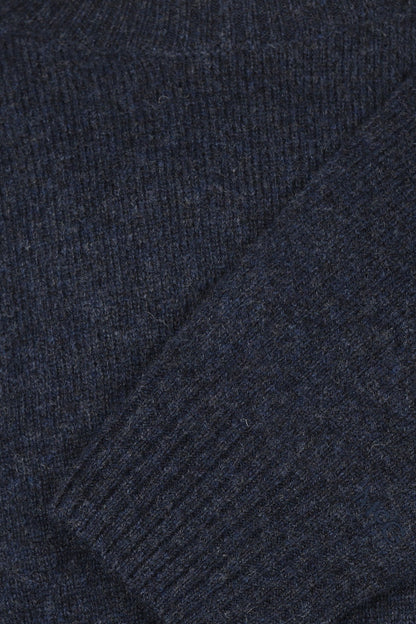 McGregor Regular Fit Lambswool Crew Neck Sweater Navy