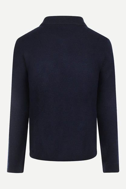 McGregor Regular Fit Wool Blend Button Cardigan Navy