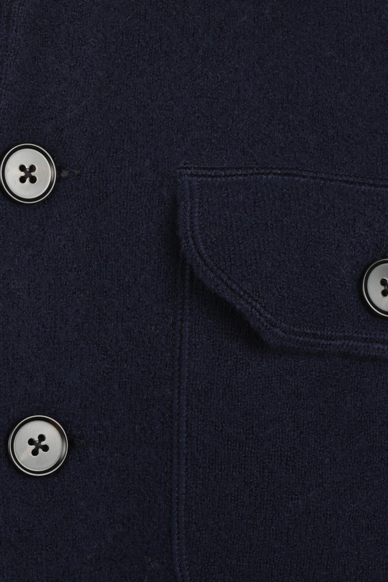 McGregor Regular Fit Wool Blend Button Cardigan Navy