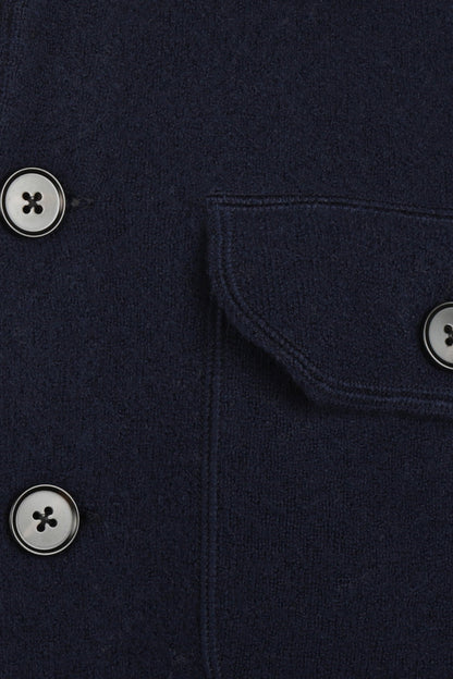 McGregor Regular Fit Wool Blend Button Cardigan Navy
