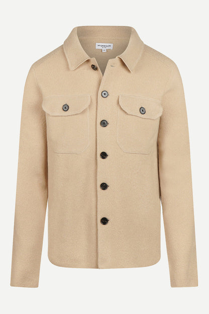 McGregor Regular Fit Wool Blend Button Cardigan Camel