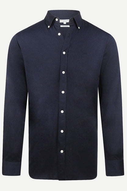 McGregor Regular Fit Stretch Pique Shirt Navy