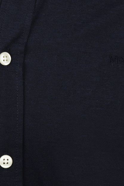 McGregor Regular Fit Stretch Pique Shirt Navy