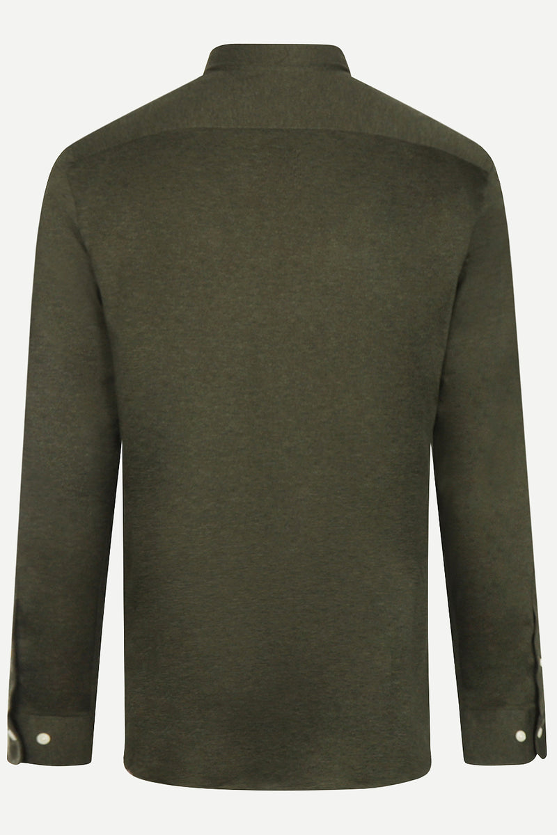 McGregor Regular Fit Stretch Pique Shirt Dark Olive