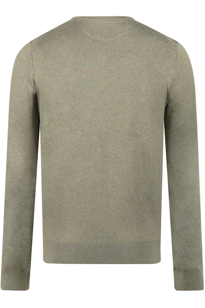 McGregor Regular Fit Cotton-Cashmere V-Neck Sweater Light Olive