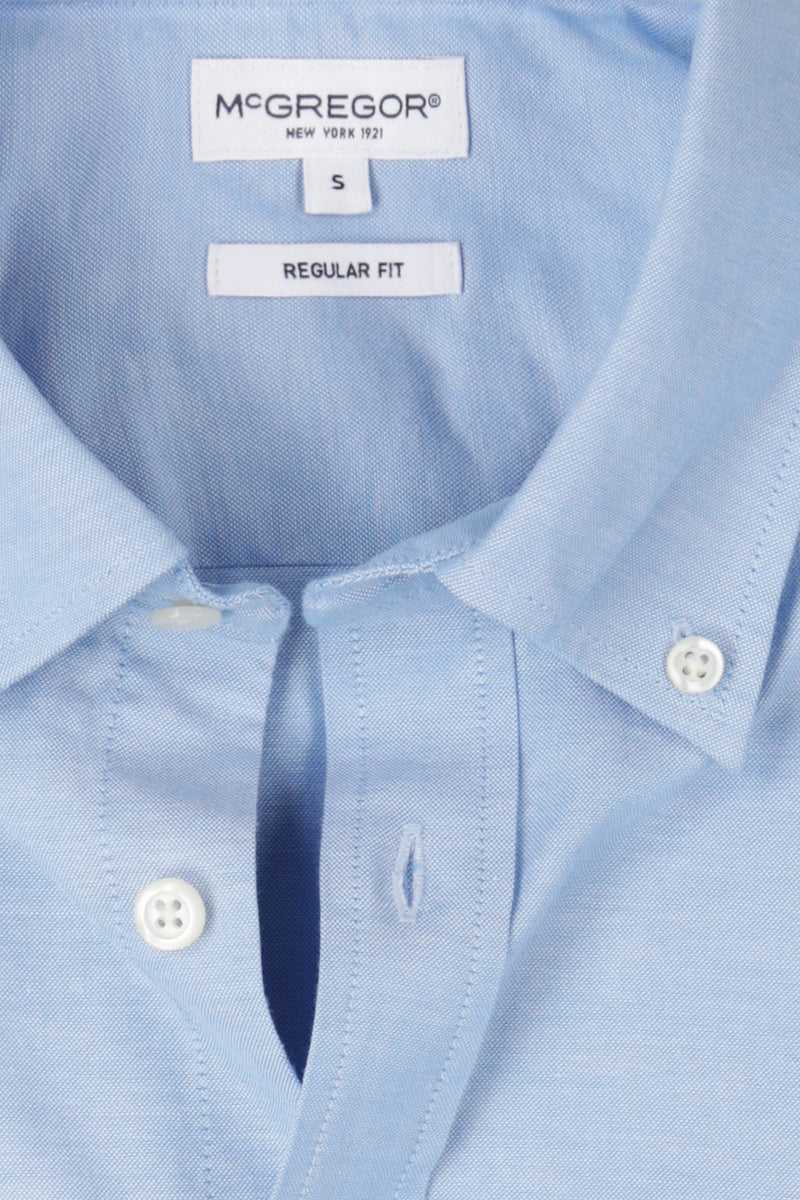 McGregor Regular Fit Oxford Stretch Shirt Light Blue