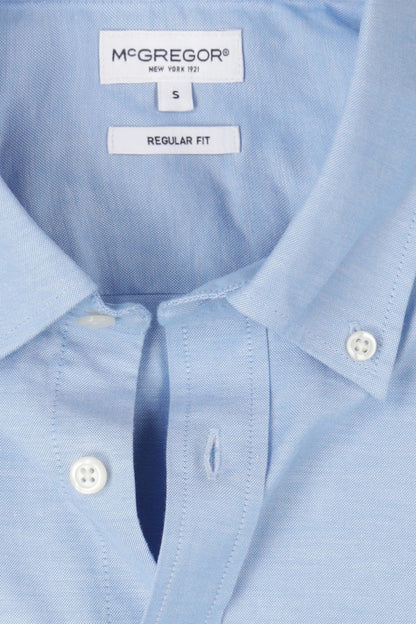 McGregor Regular Fit Oxford Stretch Shirt Light Blue