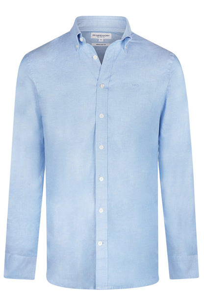McGregor Regular Fit Oxford Stretch Shirt Light Blue