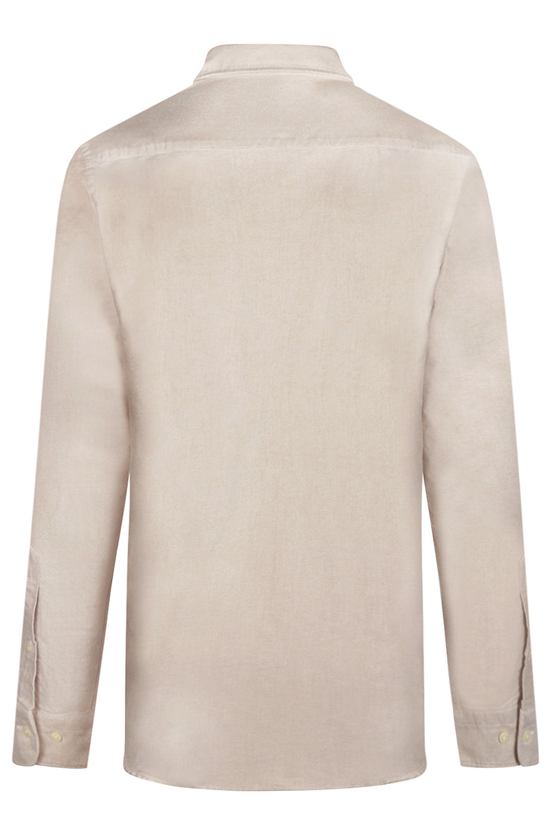 McGregor Regular Fit Oxford Stretch Shirt Sand
