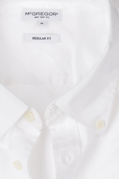 McGregor Regular Fit Oxford Stretch Shirt White