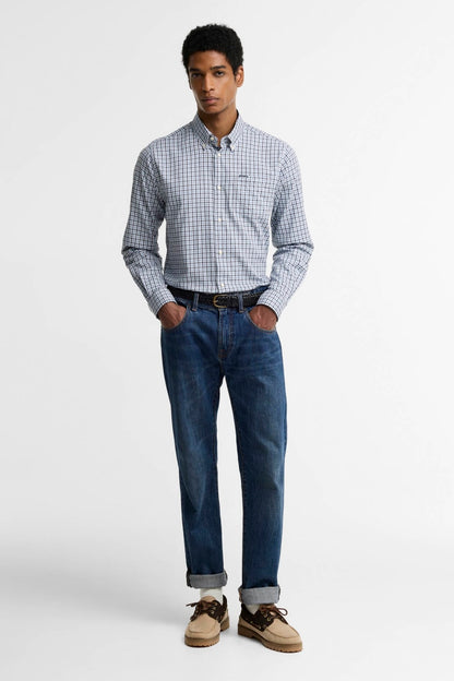 Barbour Padshaw Gingham Shirt BLUE
