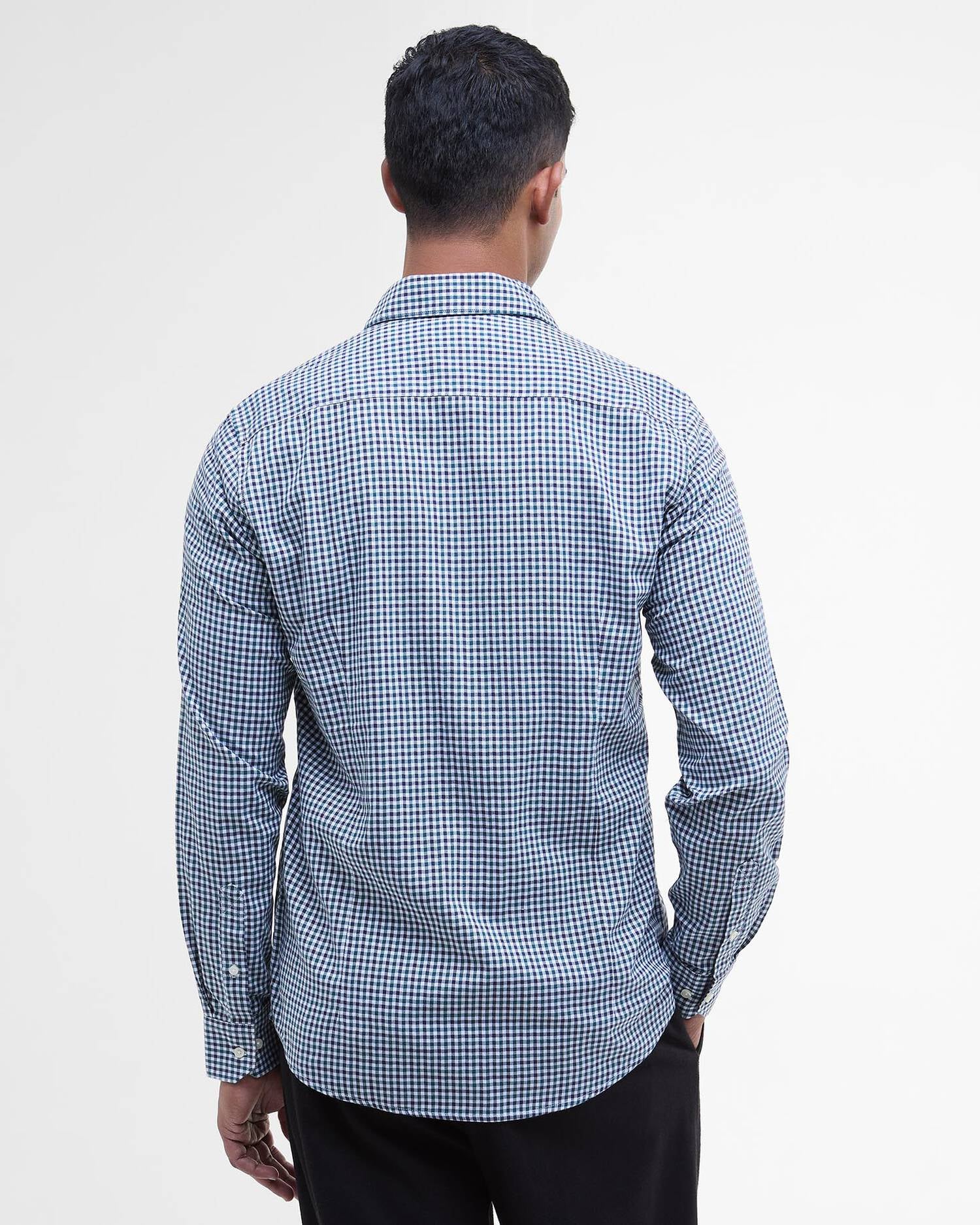 Barbour Padshaw Green Gingham Shirt