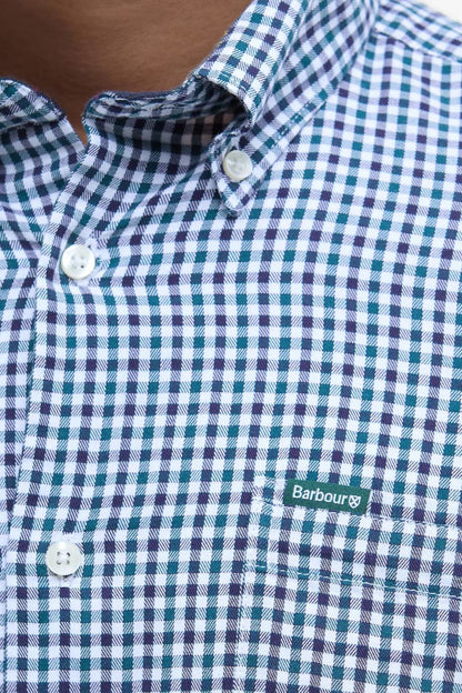Barbour Padshaw Green Gingham Shirt
