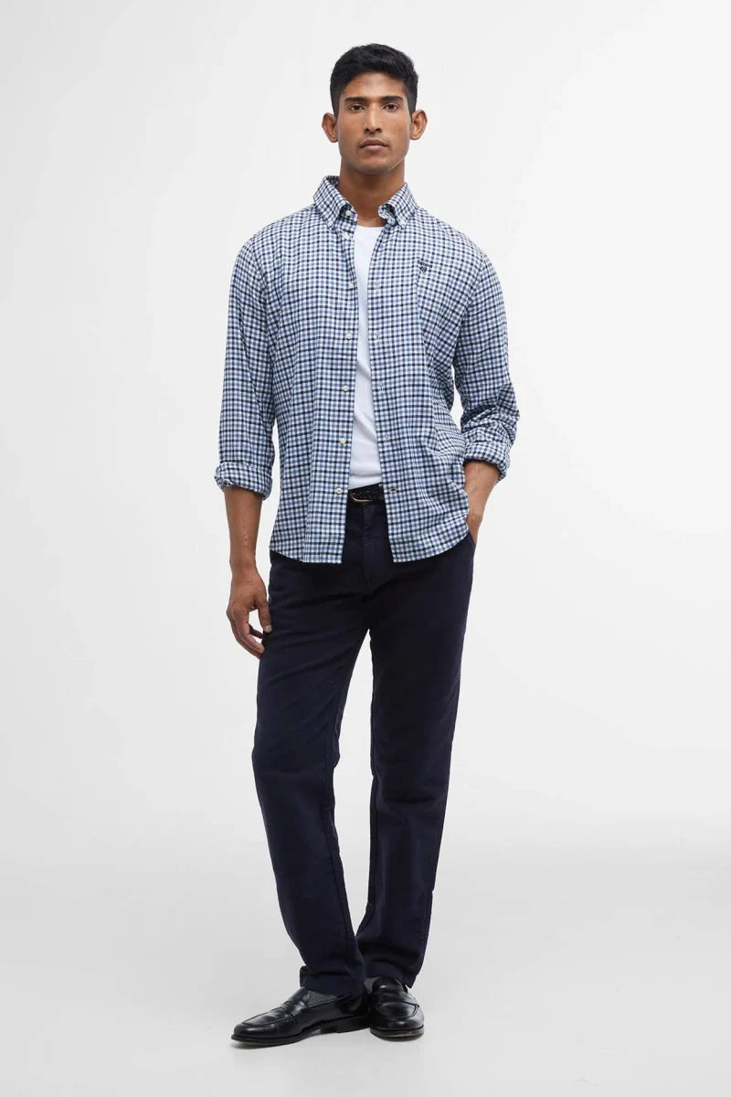 Barbour Finkle Navy Gingham Shirt