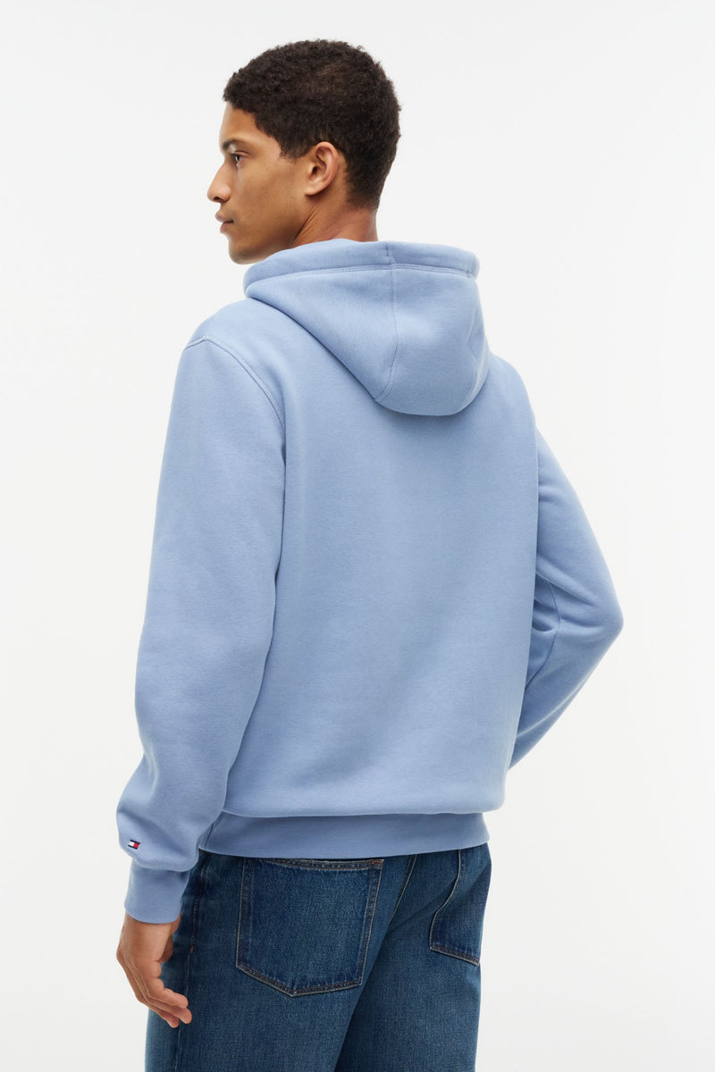 Tommy Hilfiger 11599 Logo Hoodie Brisk Blue