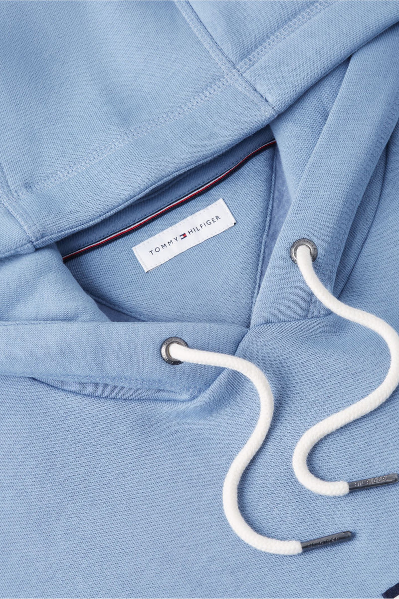 Tommy Hilfiger 11599 Logo Hoodie Brisk Blue