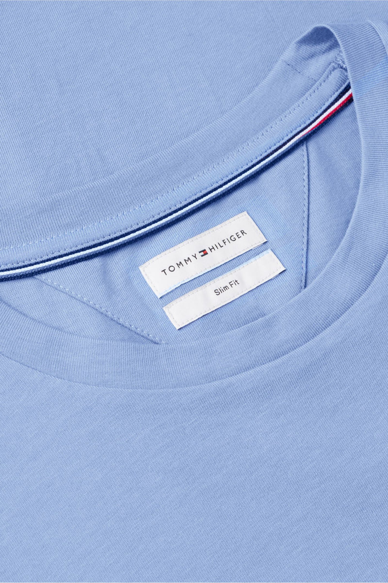 Tommy Hilfiger 11797 Slim Fit Logo T-Shirt Brisk Blue