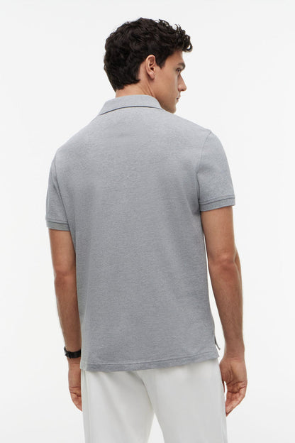 Tommy Hilfiger 17770 1985 Regular Fit Polo Shirt Medium Grey Heather