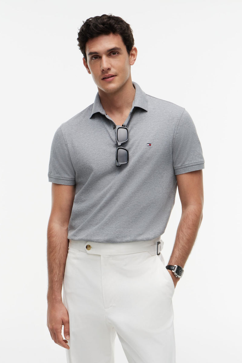 Tommy Hilfiger 17770 1985 Regular Fit Polo Shirt Medium Grey Heather