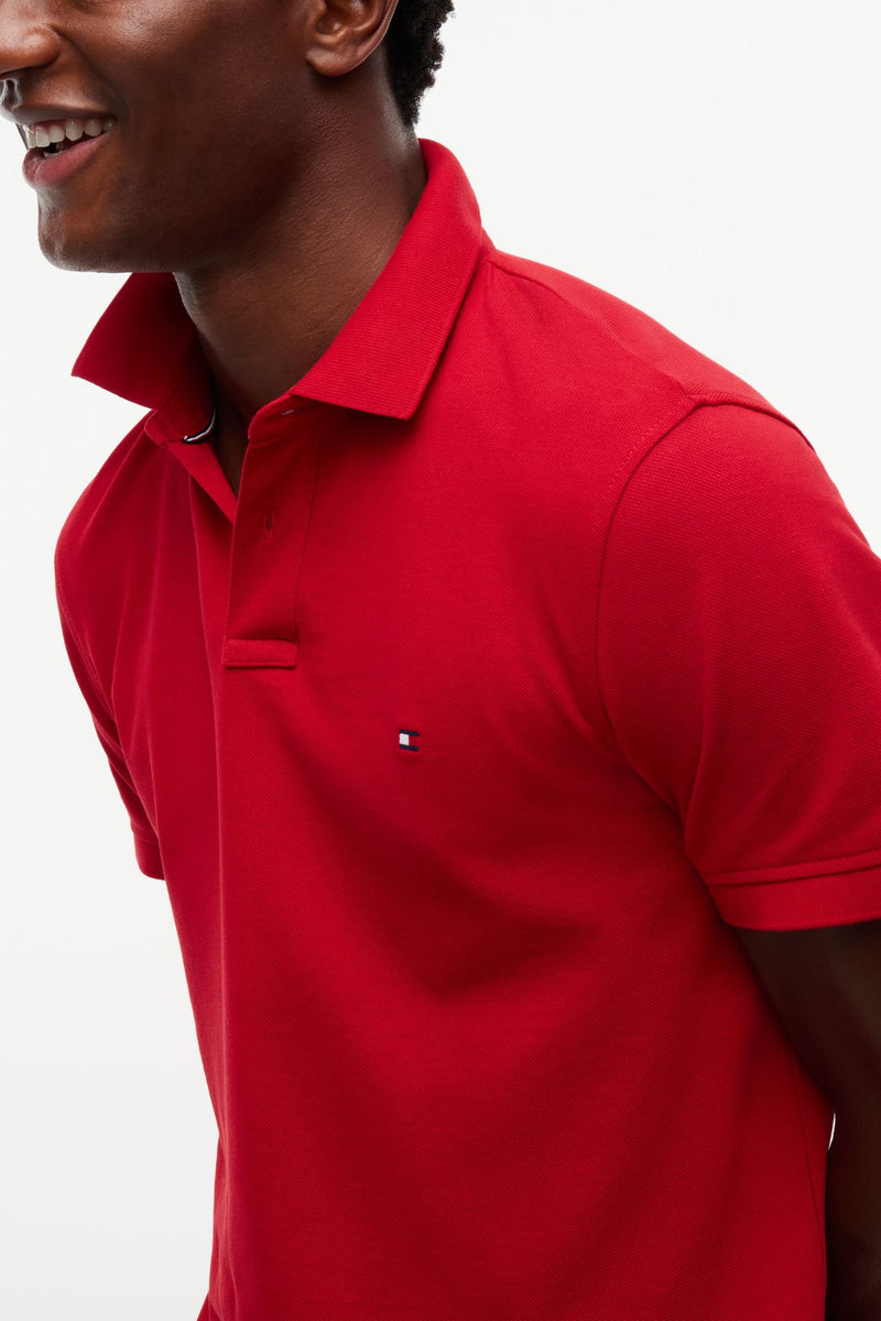 Tommy Hilfiger 17770 1985 Regular Fit Polo Shirt Medium Red