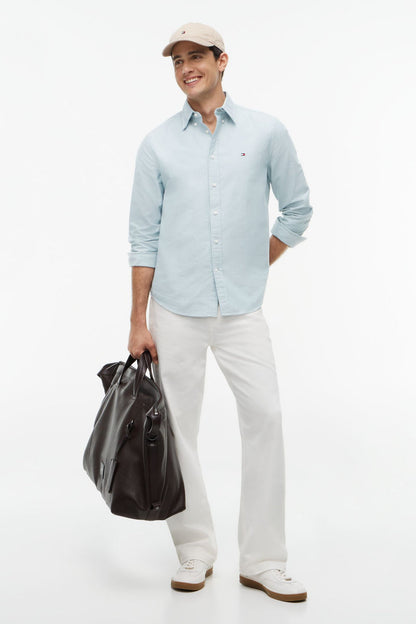 Tommy Hilfiger 35774 Regular Fit Heritage Oxford Shirt Ornamental Green