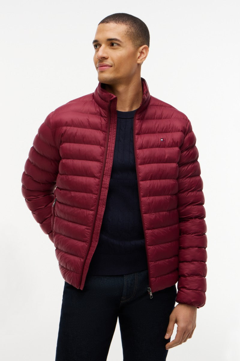 Tommy Hilfiger 39990 Packable Recycled Jacket Burgundy