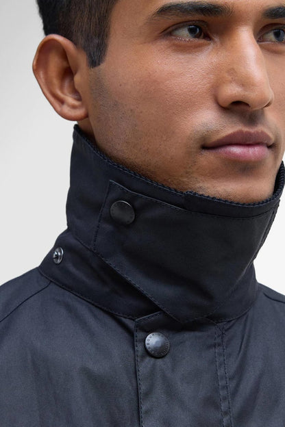 Barbour Ashby Wax Navy Jacket