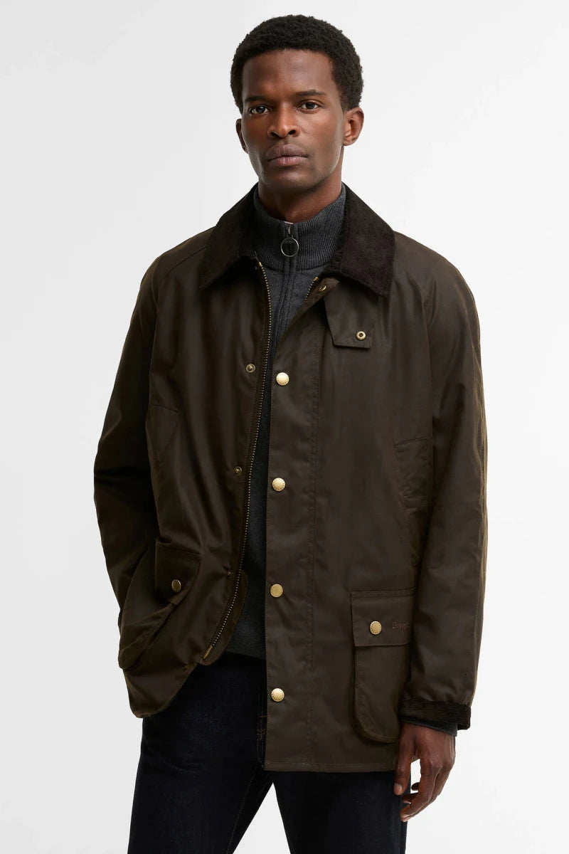 Barbour Ashby Wax Olive Jacket