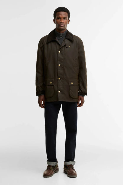 Barbour Ashby Wax Olive Jacket