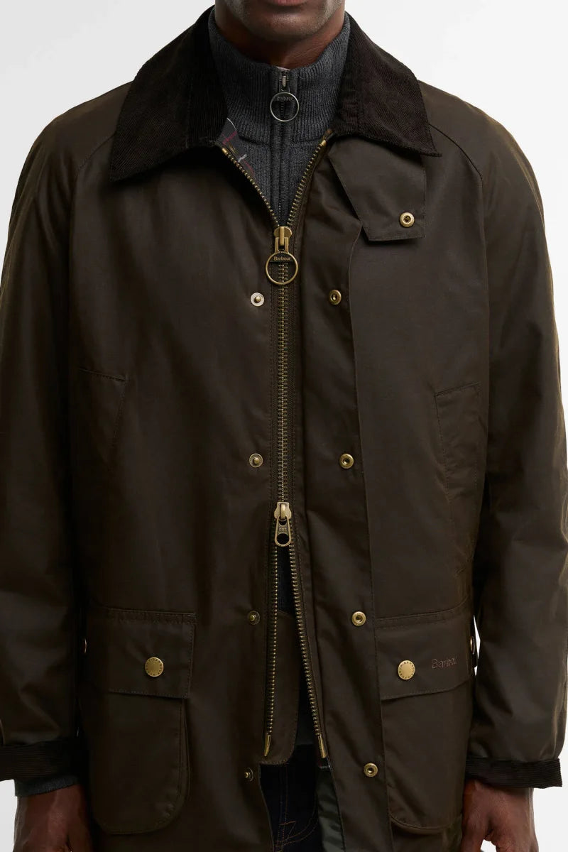 Barbour Ashby Wax Olive Jacket
