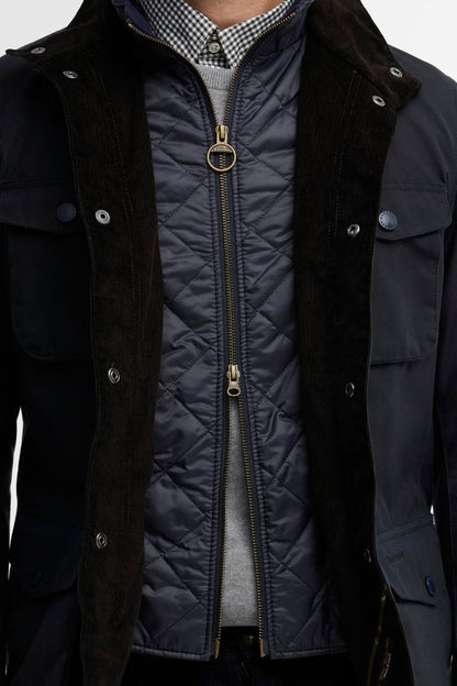 Barbour Ogston Wax Navy Jacket