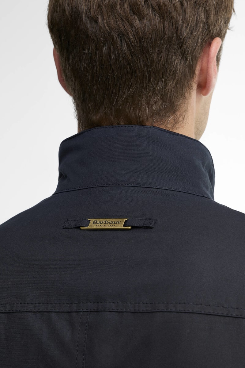 Barbour Ogston Wax Navy Jacket
