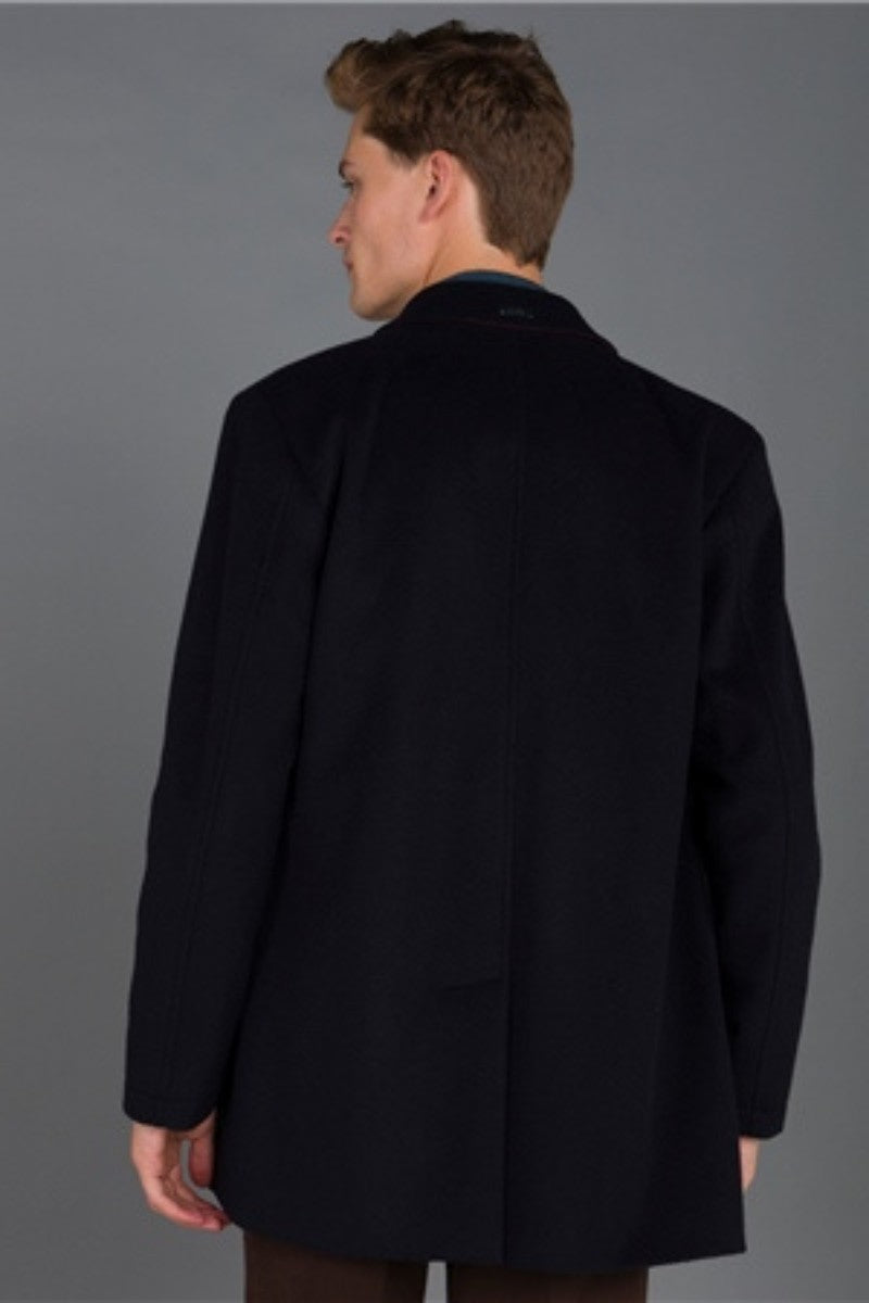 Magee Edergole Overcoat Dark Navy