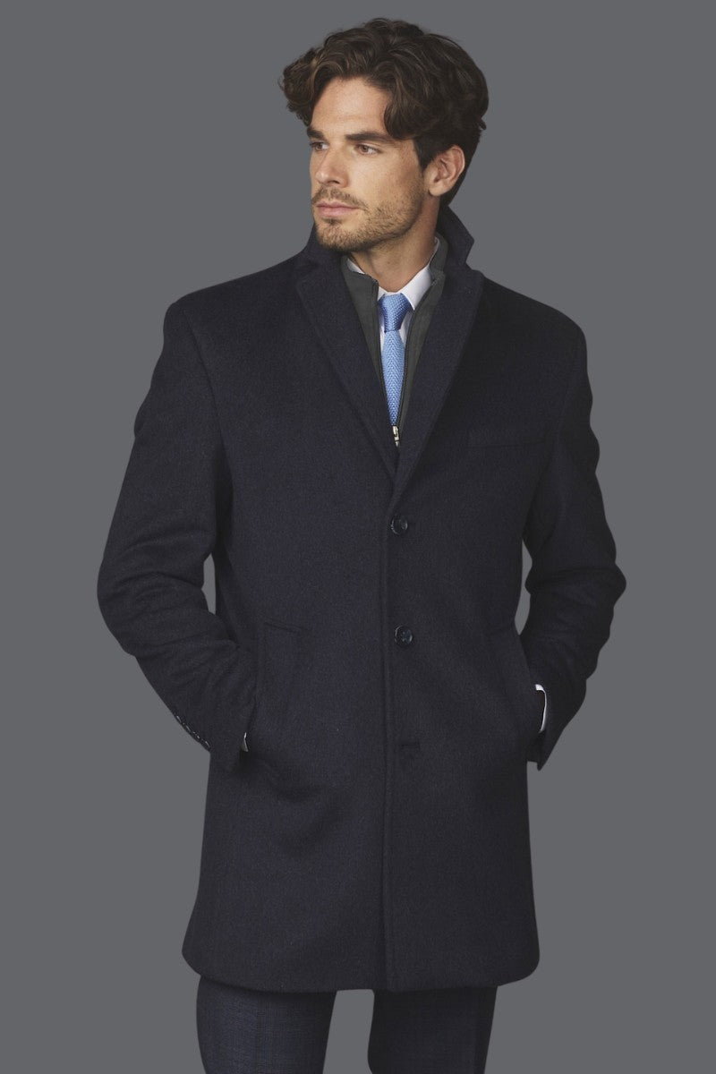 Magee Edergole Overcoat Navy