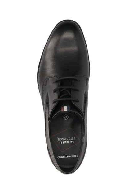 Bugatti AQR03 Lerio Comfort Lace-Up Shoe Black