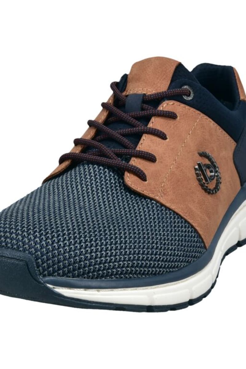 Bugatti AOS61 Sonic Exko Sneaker Dark Blue and Cognac