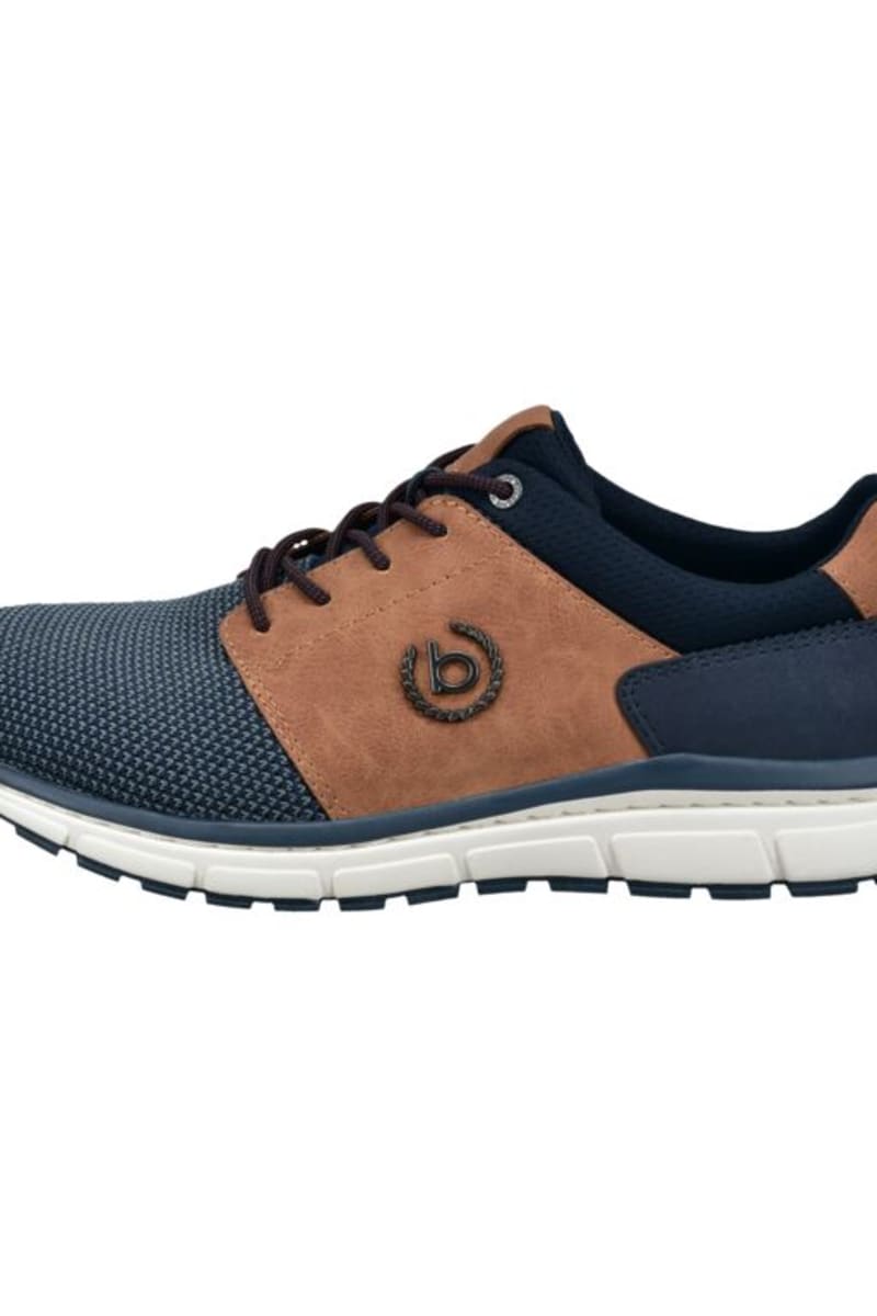 Bugatti AOS61 Sonic Exko Sneaker Dark Blue and Cognac