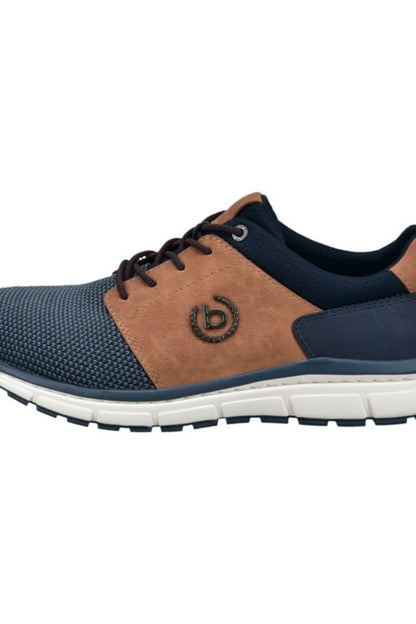 Bugatti AOS61 Sonic Exko Sneaker Dark Blue and Cognac